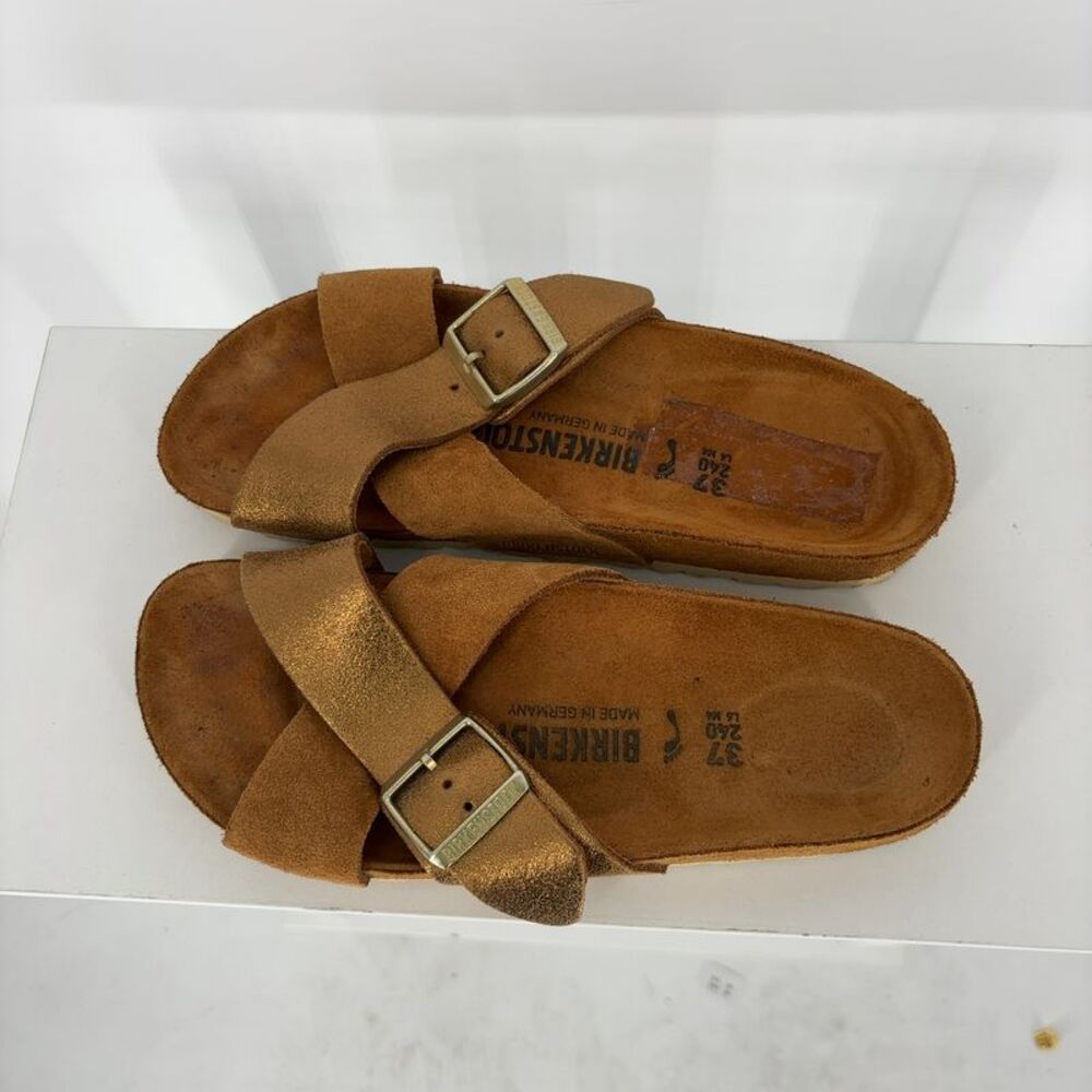 Birkenstock Narrow Foot Sandals w/Cross Strap - Picture 2 of 4